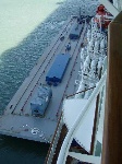 The ship getting a drink