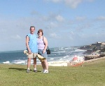 At one of the forts in Puerto Rico